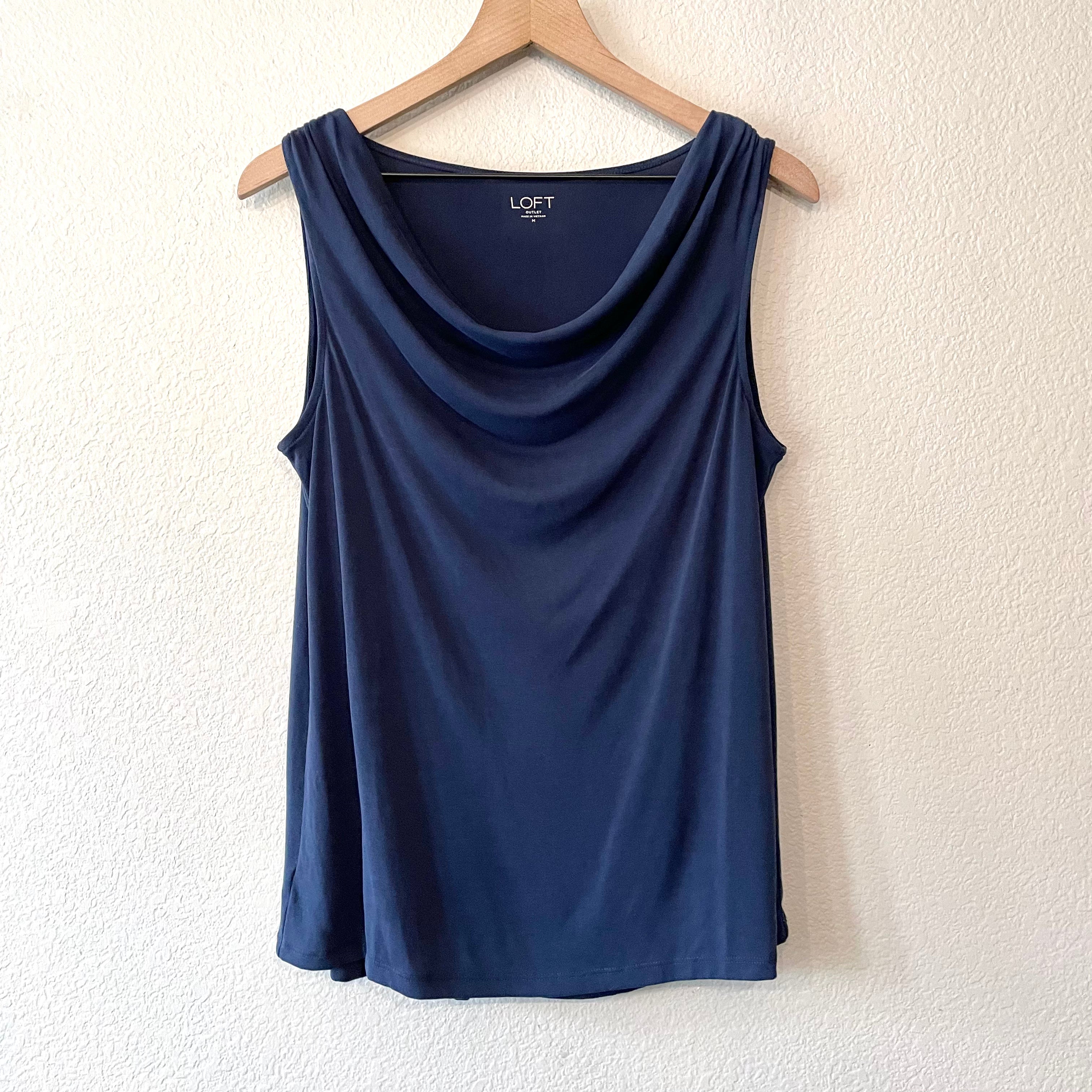 Draped Neck Top