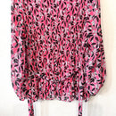 Floral Accordion Pleated Blouse-10