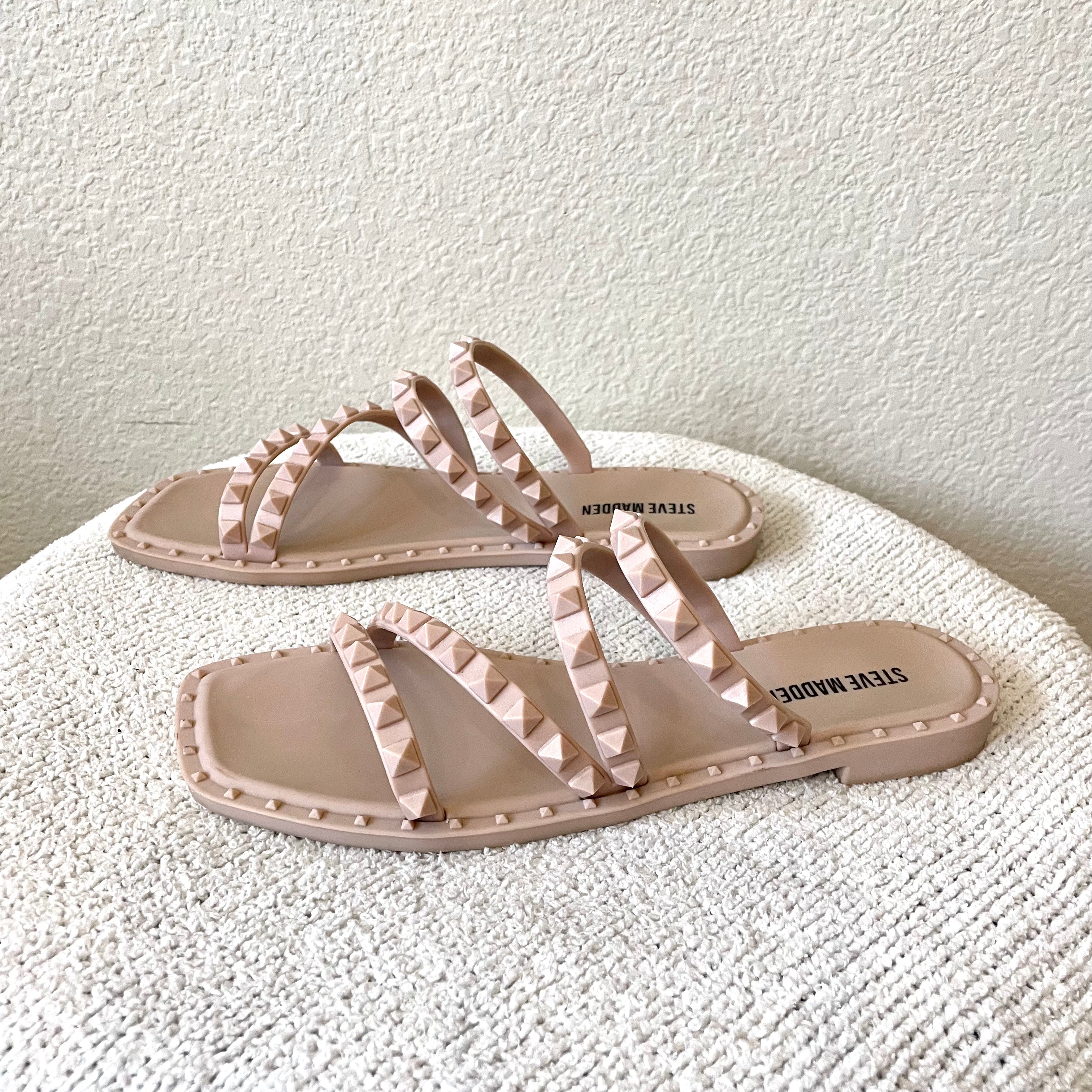 Studded Jelly Sandal