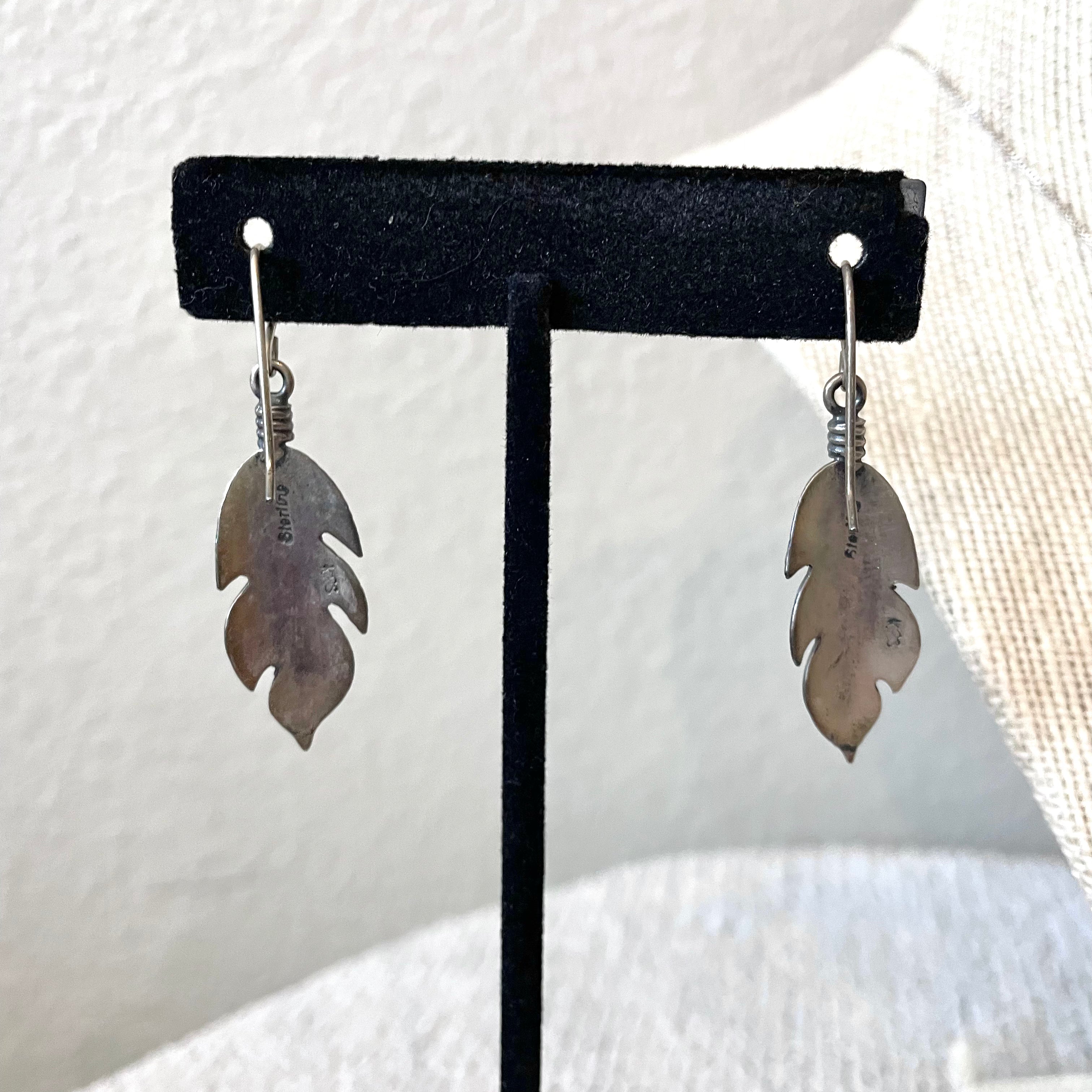 Sterling Silver Feather Set