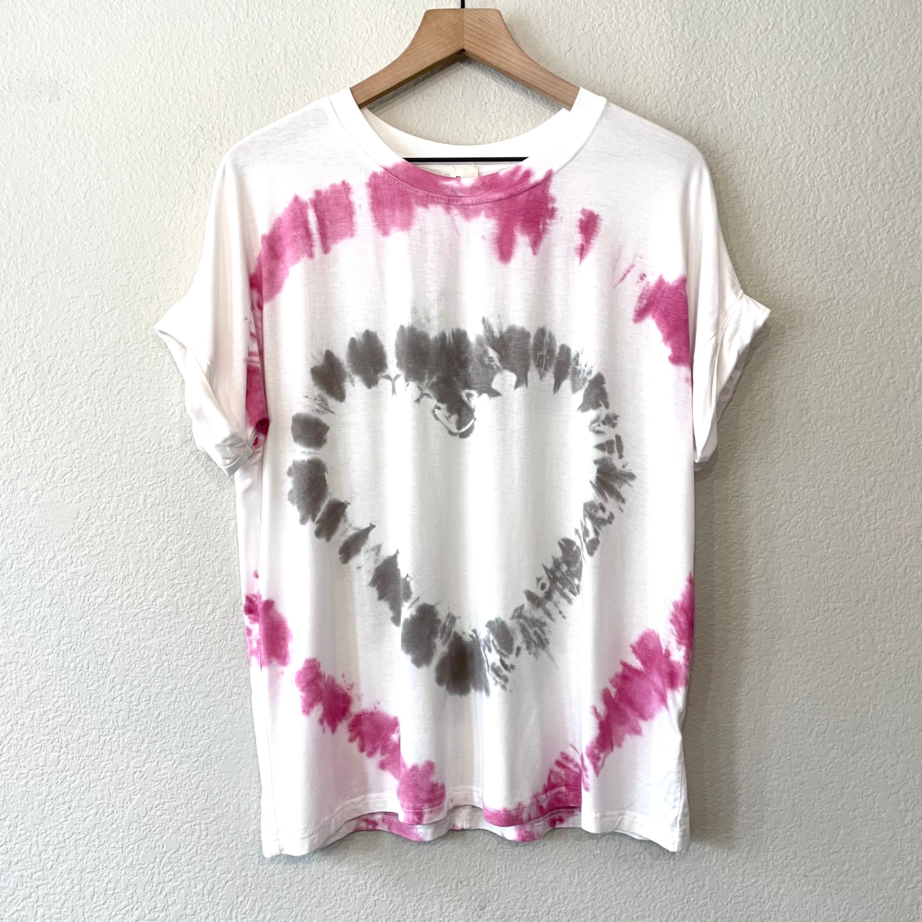 Heart Tie Dye Shirt