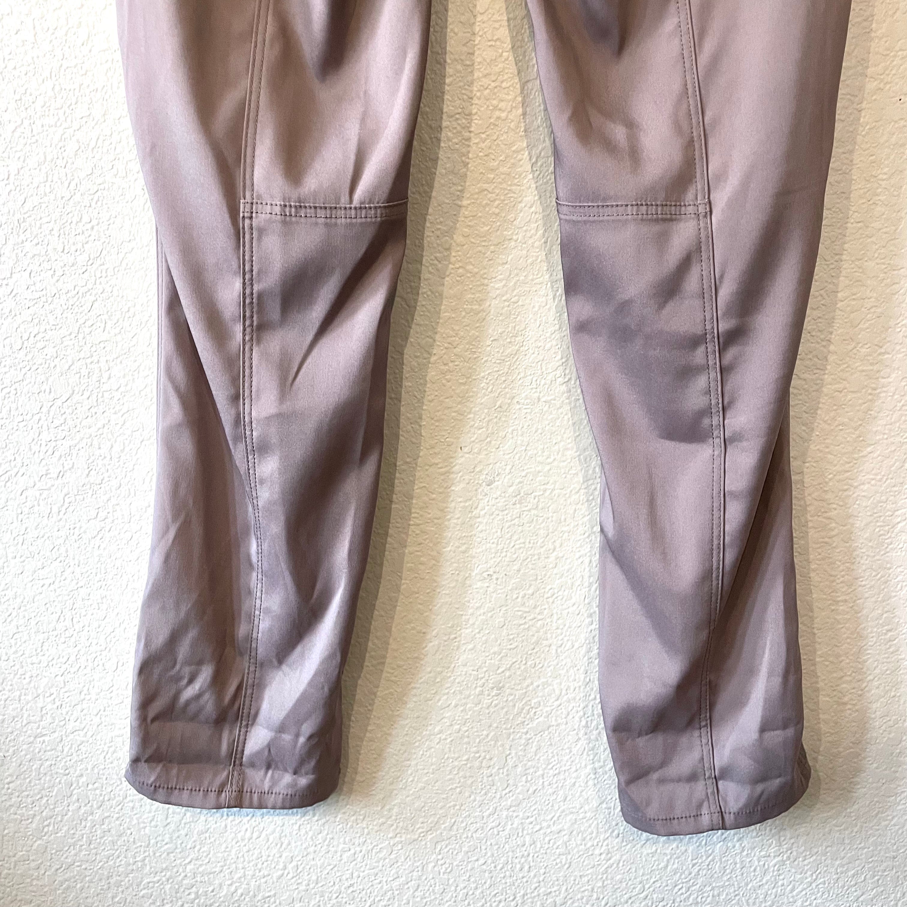 Satin Trim Roll Up Pants