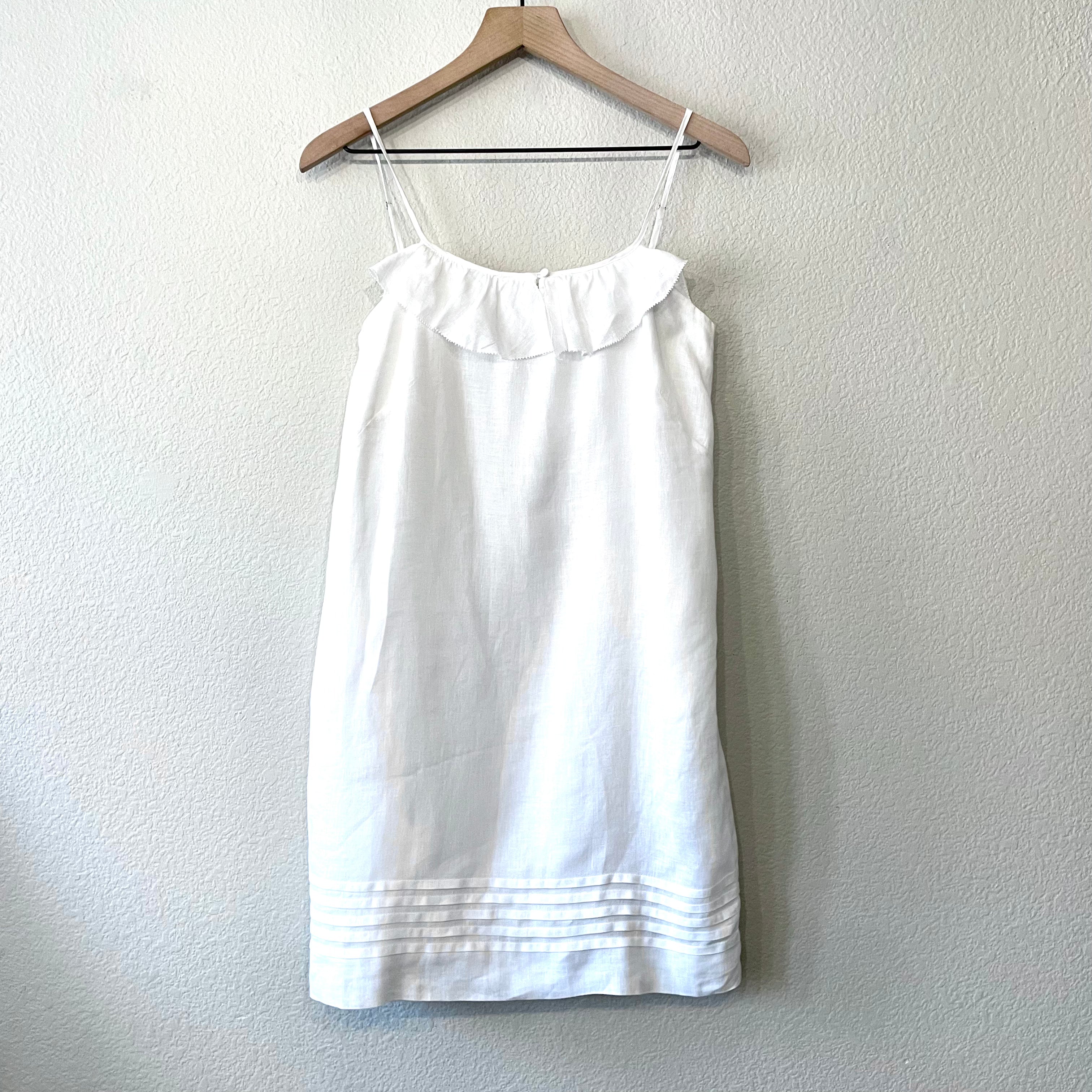 Spaghetti Strap Linen Dress