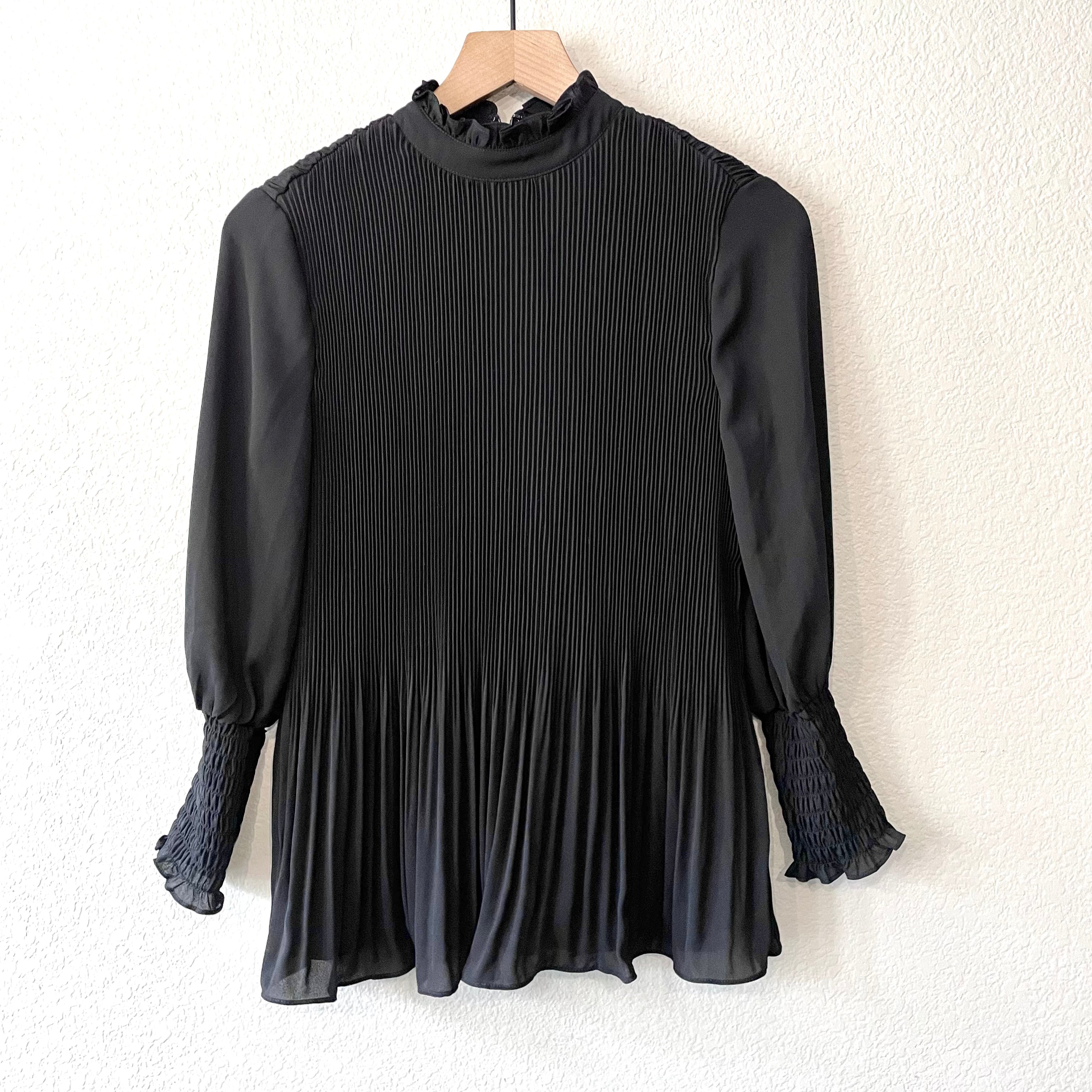 Accordion Pleated Blouse