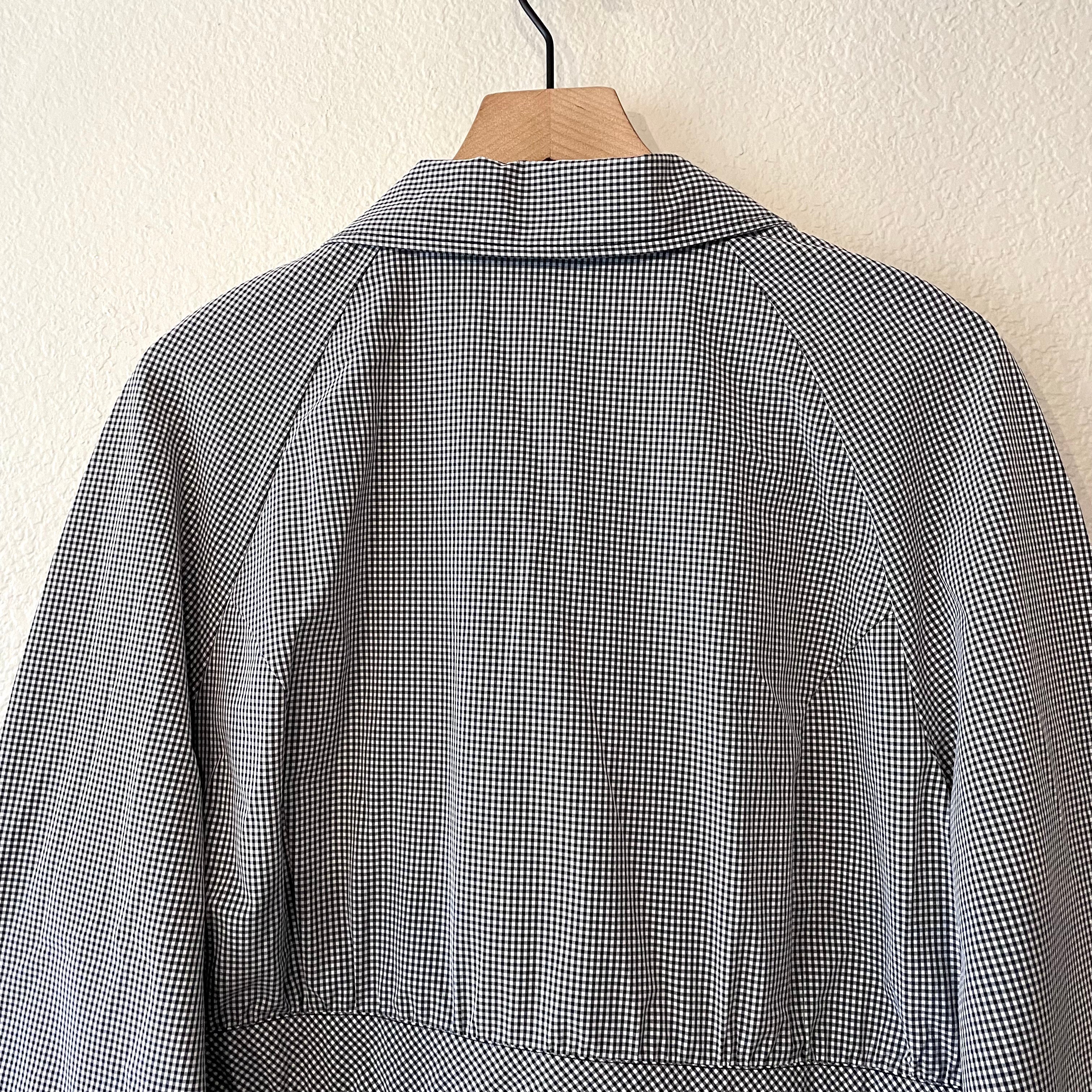 Gingham Windbreaker