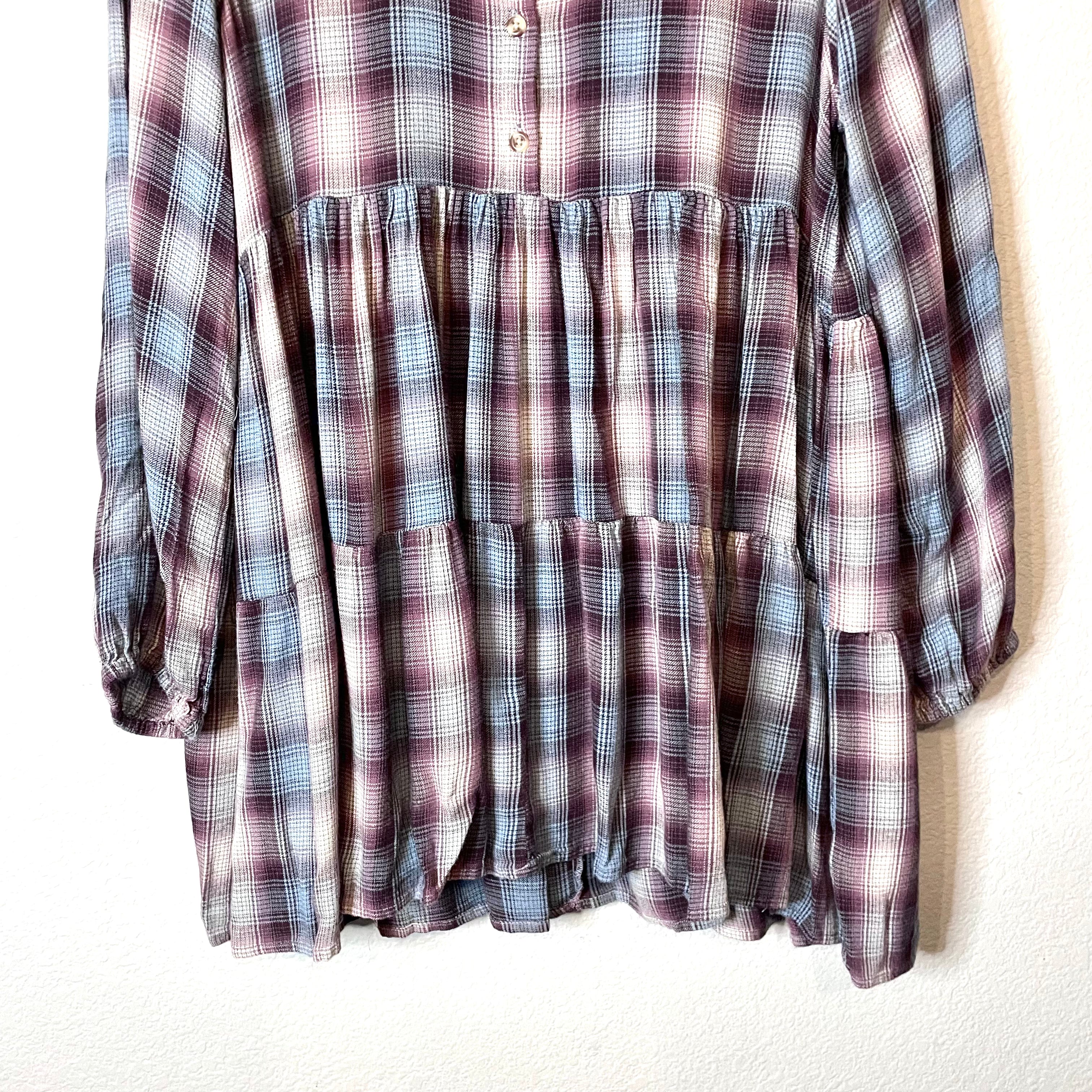 Plaid Flannel Tunic