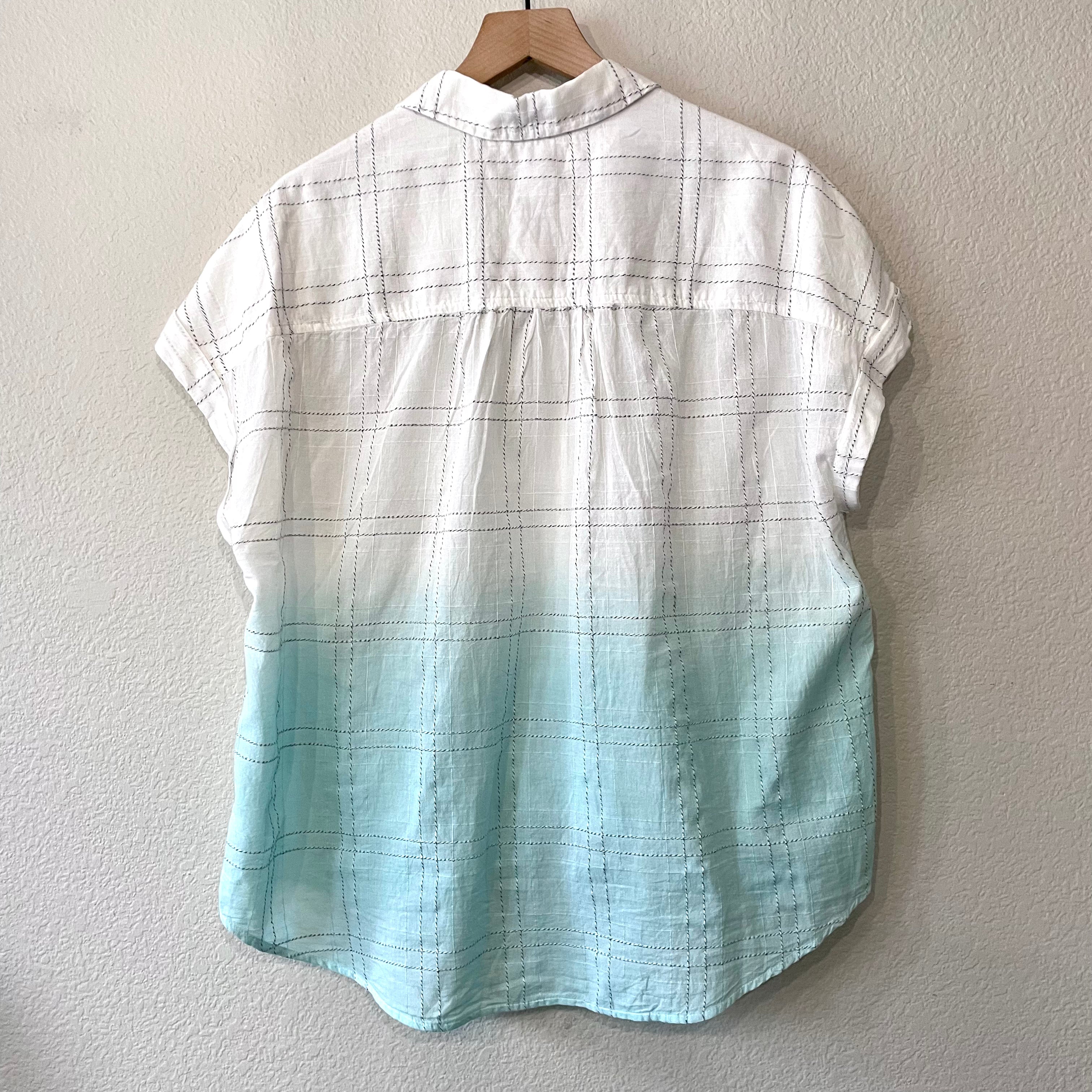 Ombré Button Down Top