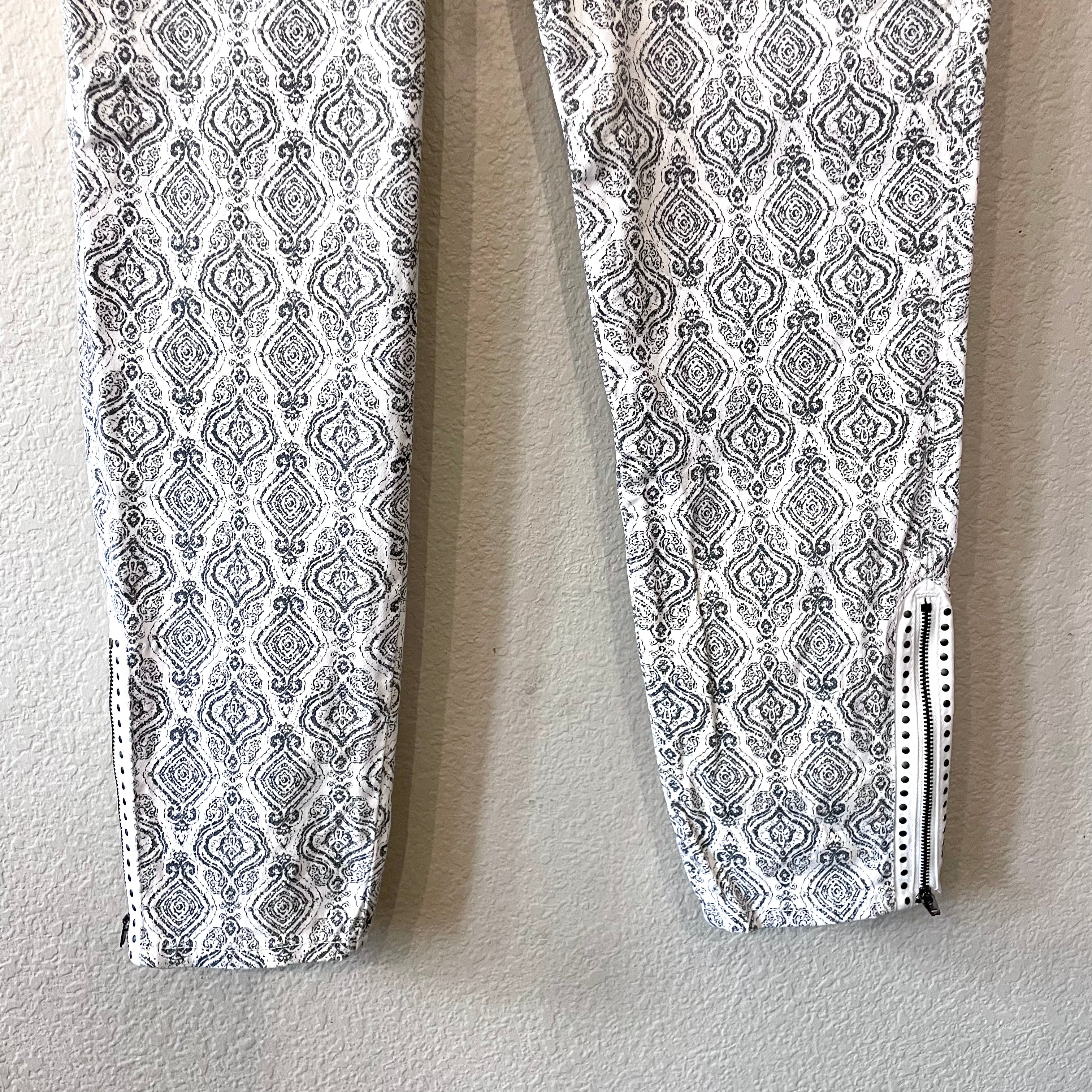 Patterned Skinny Jeans