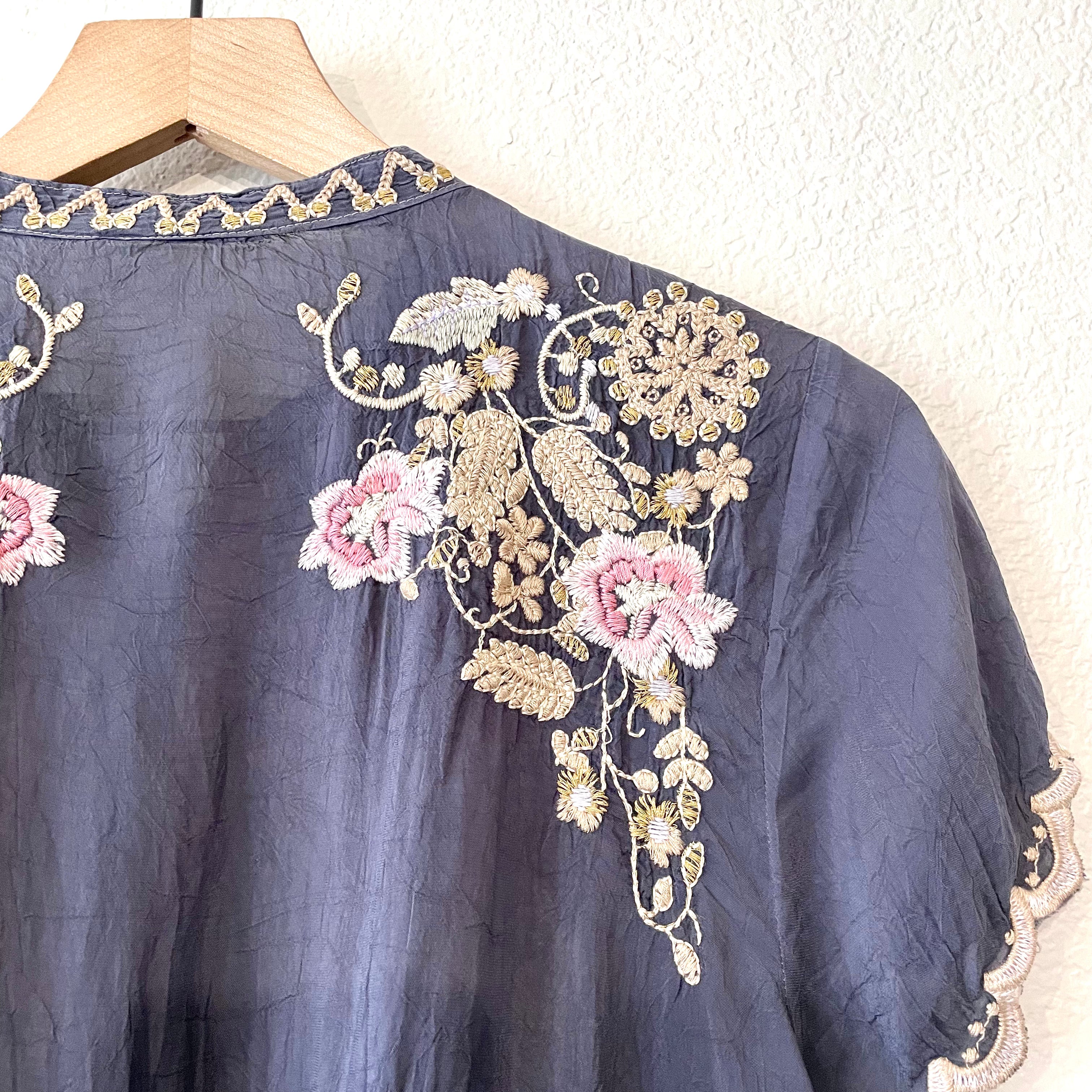 Floral Embroidered Tunic