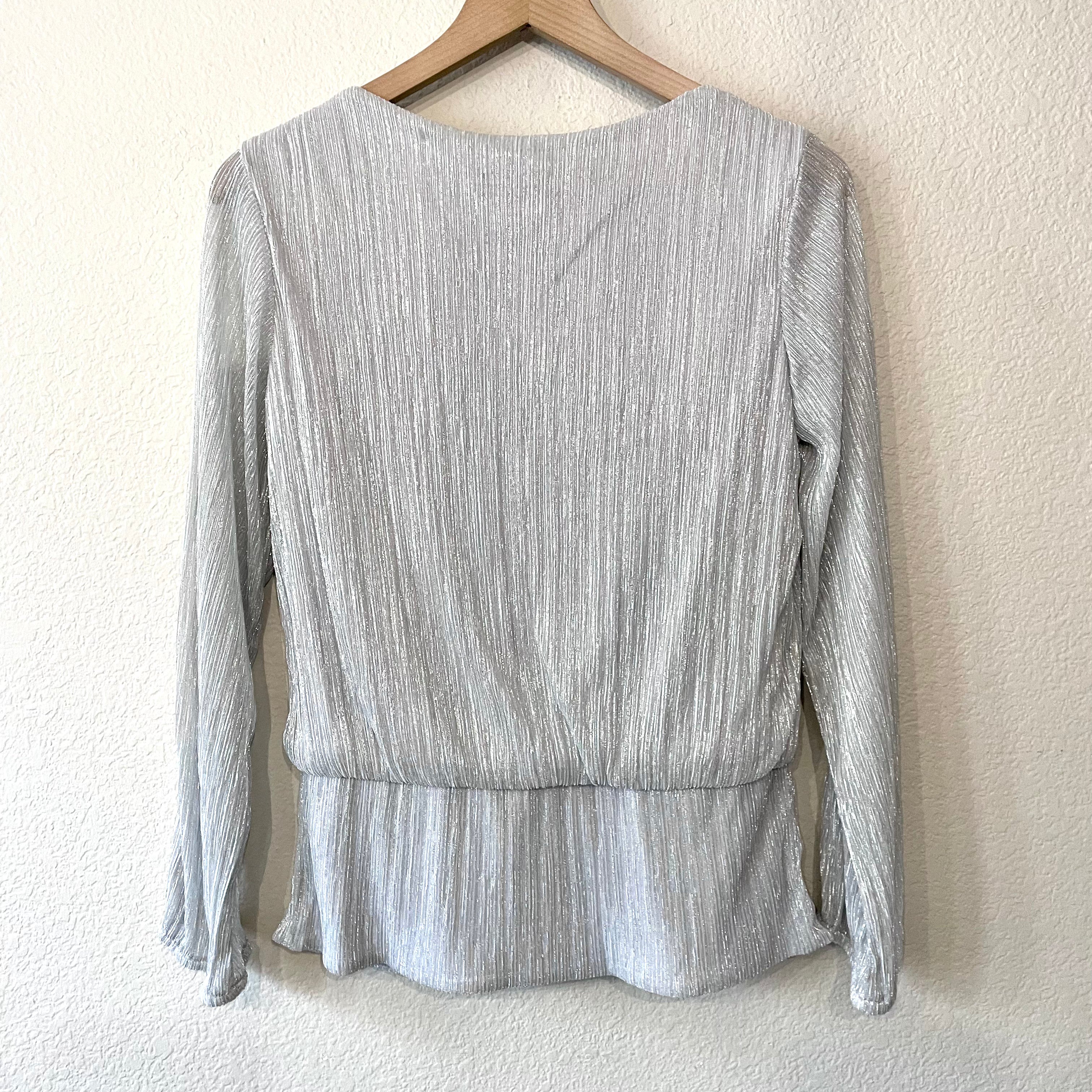 Rhinestone Silver Top