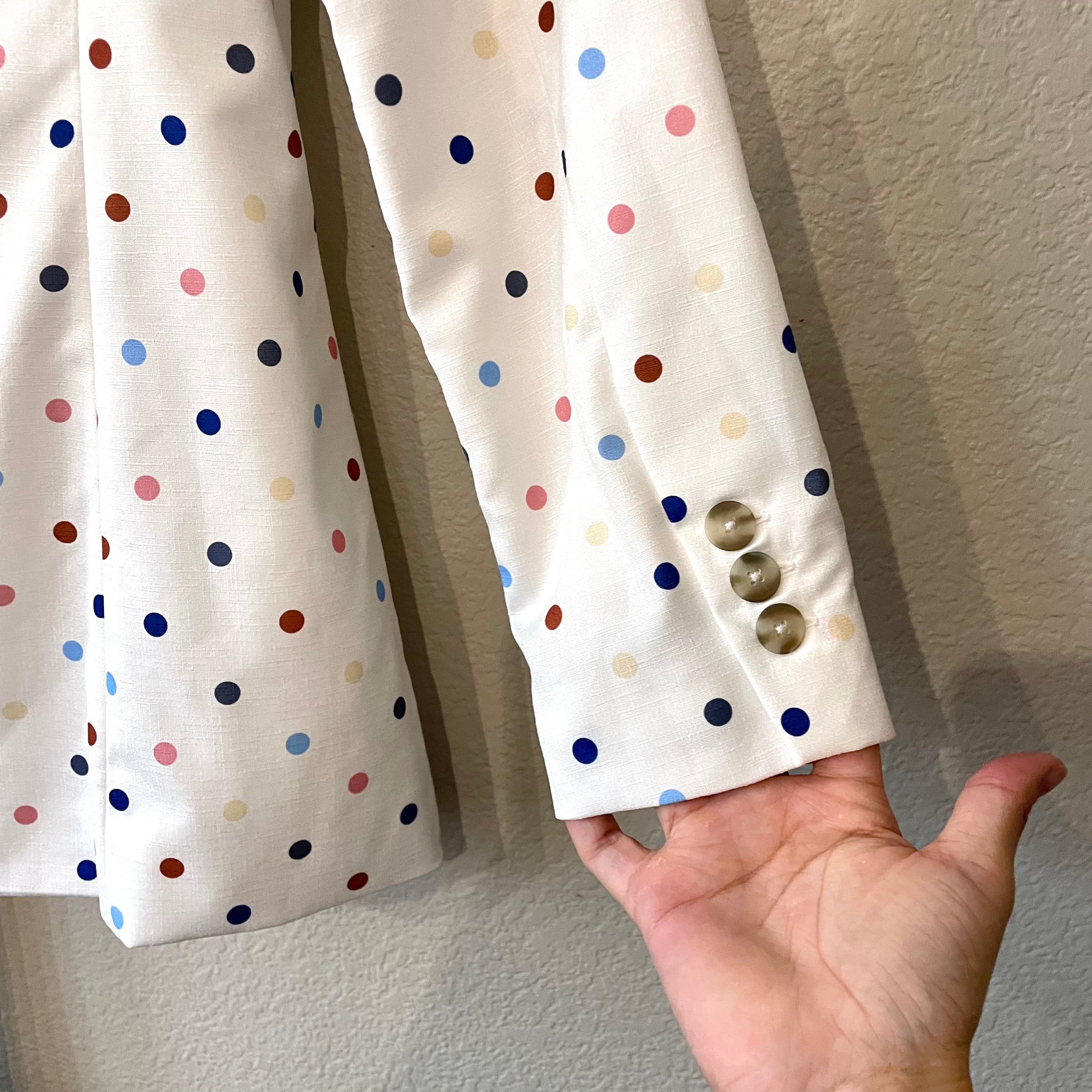 Polka Dot Blazer