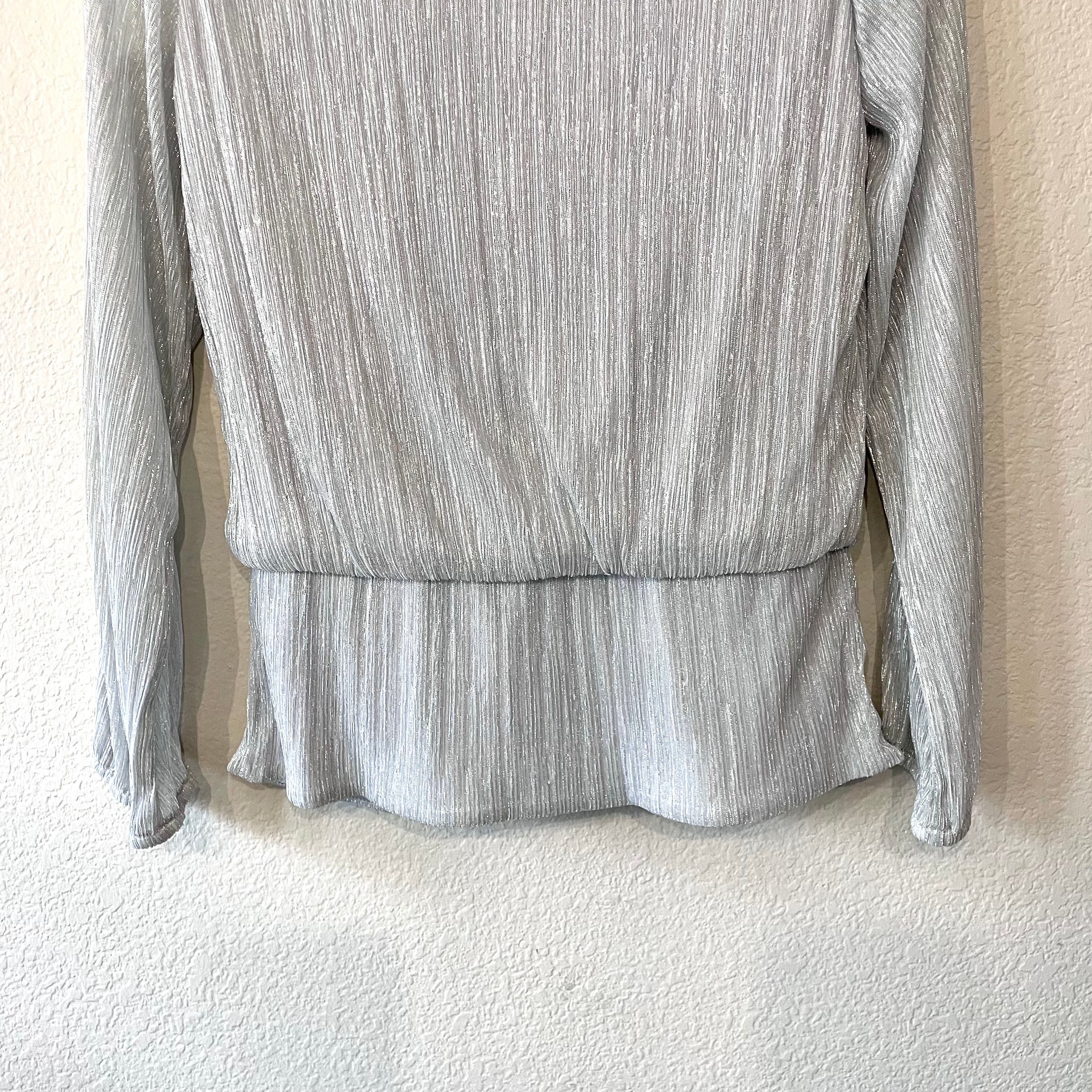 Rhinestone Silver Top