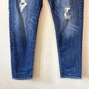 Distressed Slim Boyfriend Jeans-4