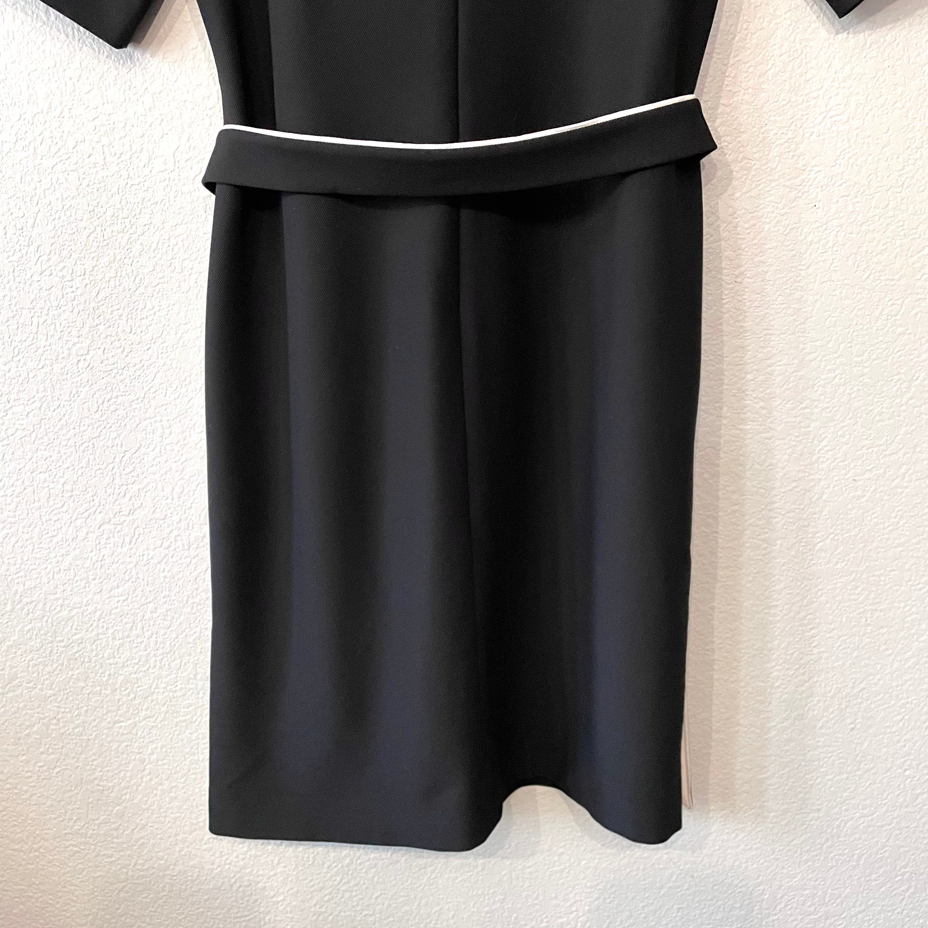 Piped Trim Shift Dress