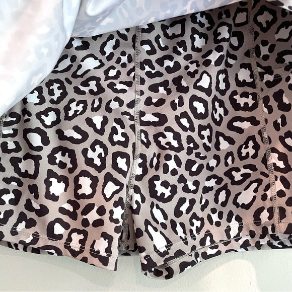 Leopard Skort