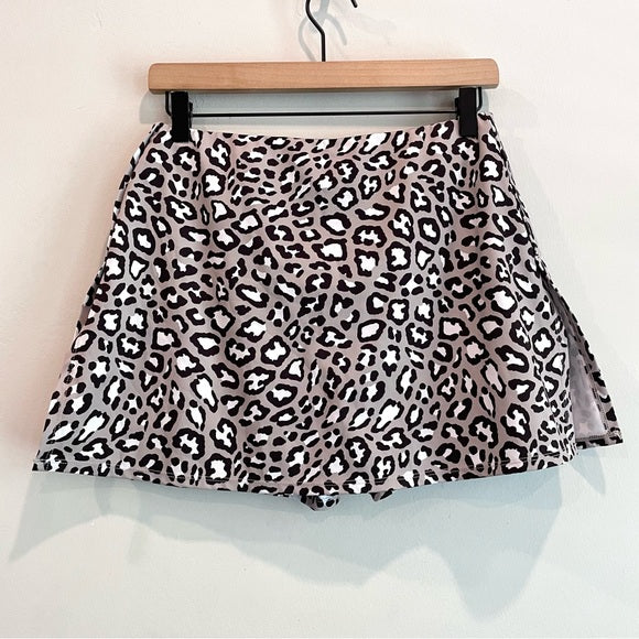 Leopard Skort