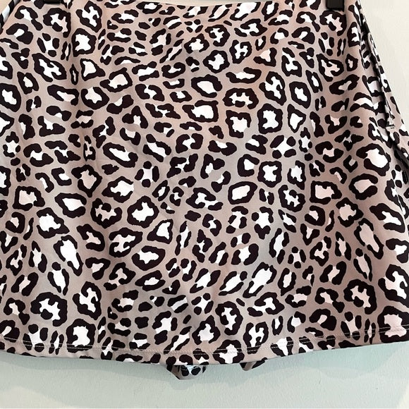 Leopard Skort