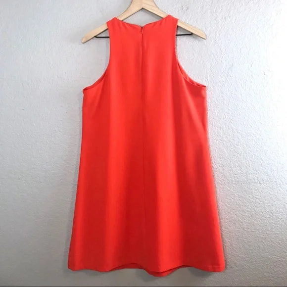 High Neck Shift Dress