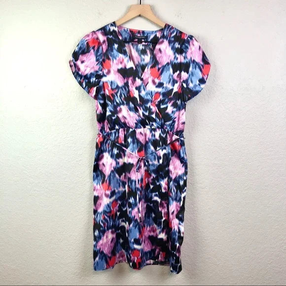 Watercolor Print Dress