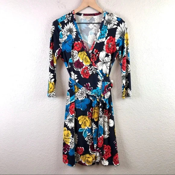 Floral Wrap Dress