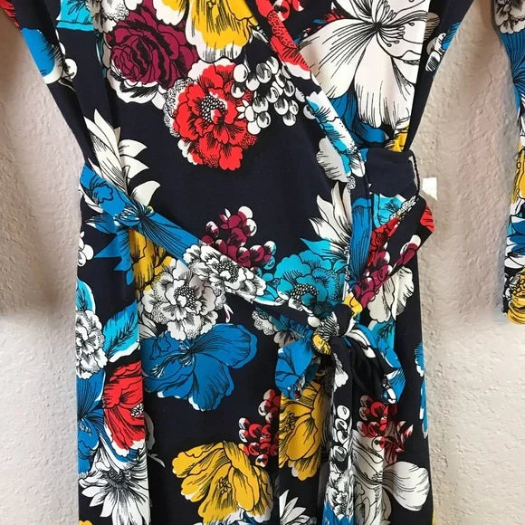 Floral Wrap Dress