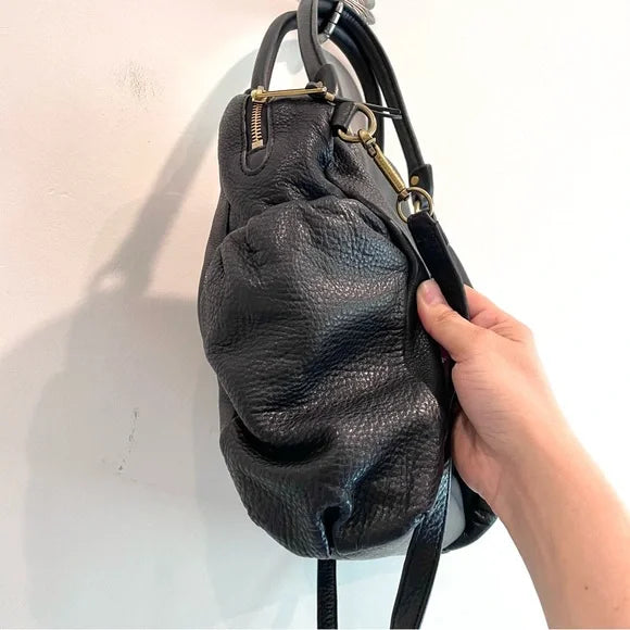 Weave Pocket Leather Purse