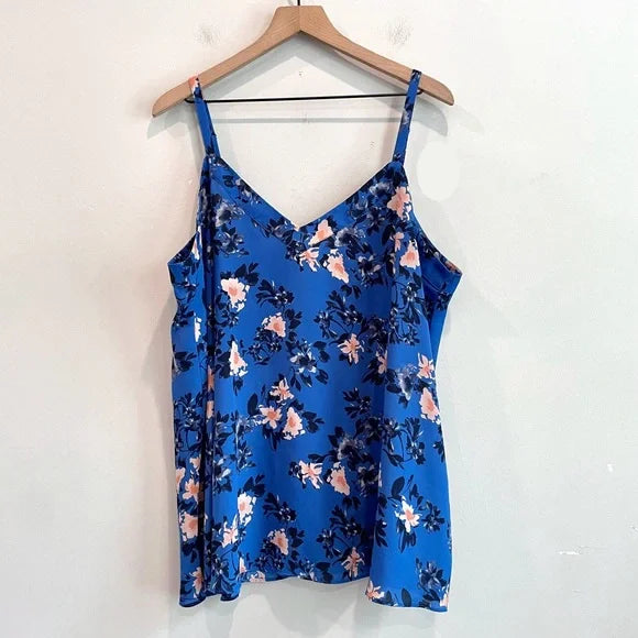 Floral V-Neck Tank Top