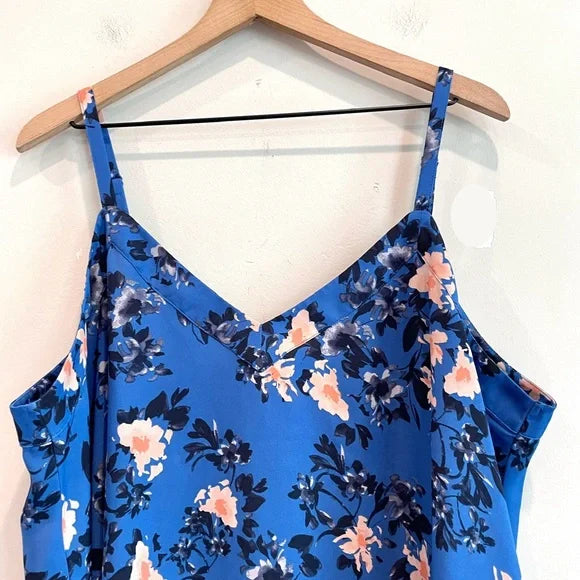 Floral V-Neck Tank Top