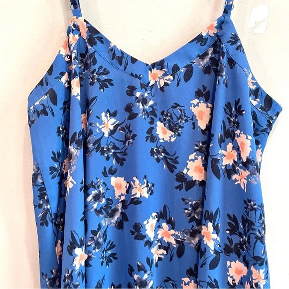 Floral V-Neck Tank Top