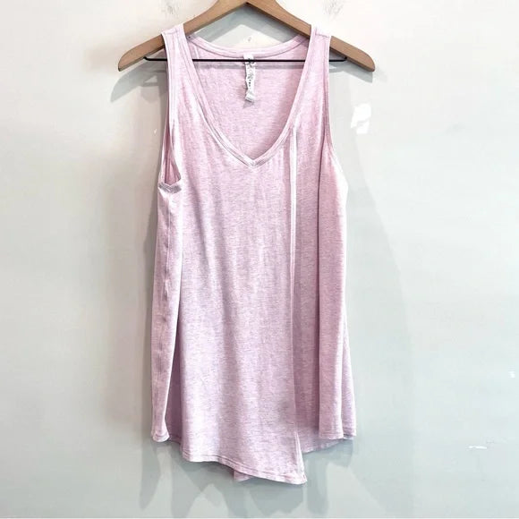 Overlapping Tie Front Tank Top