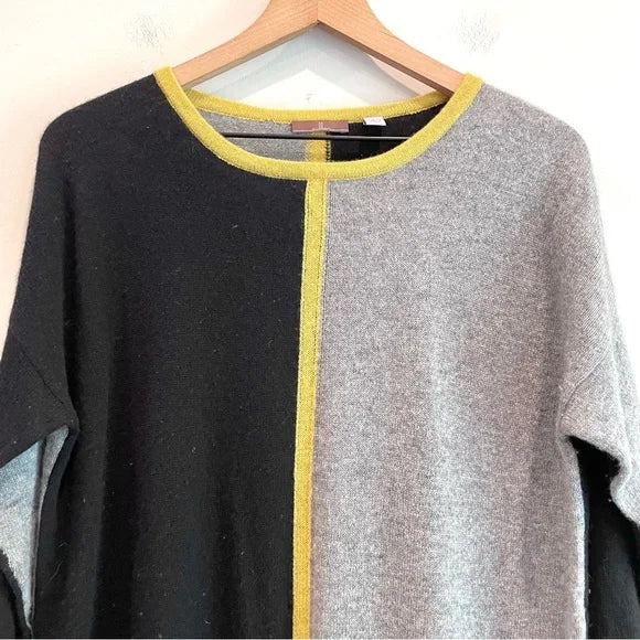 Colorblock Cashmere Sweater