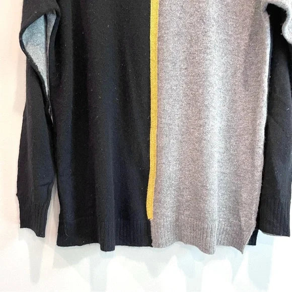 Colorblock Cashmere Sweater