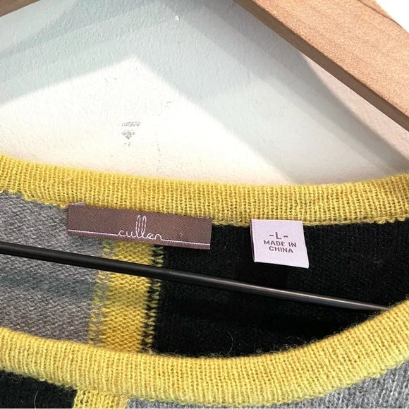 Colorblock Cashmere Sweater