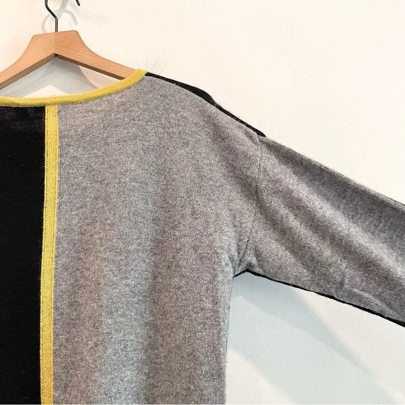 Colorblock Cashmere Sweater