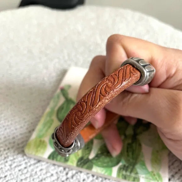 Leather Charm Bracelet