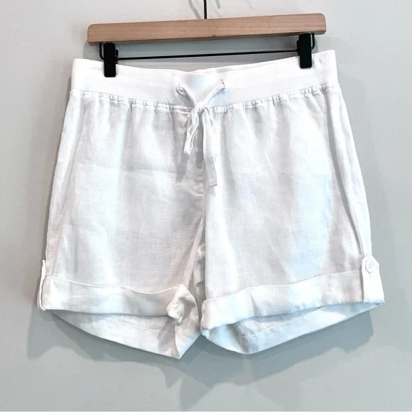 Linen Drawstring Shorts