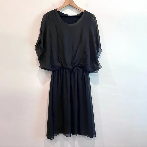 Silk Elastic Waist Dress