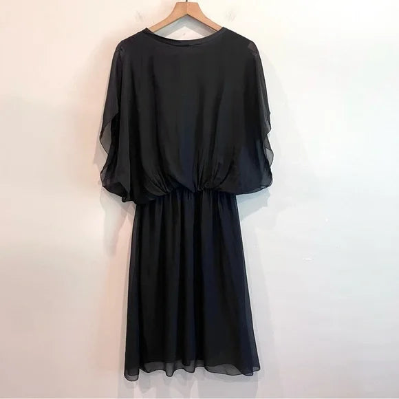 Silk Elastic Waist Dress