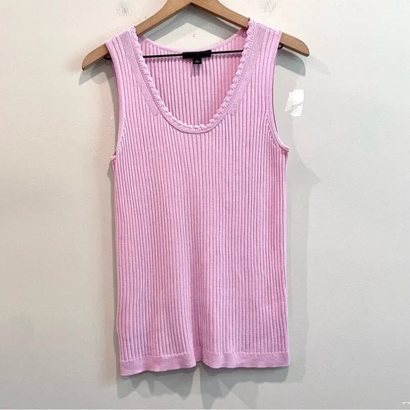 Sleeveless Ribbed Knit Top