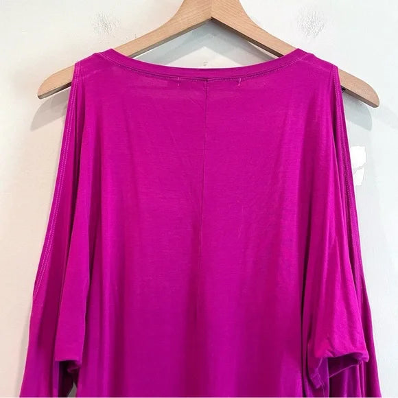 V-Neck Slit Sleeve Top