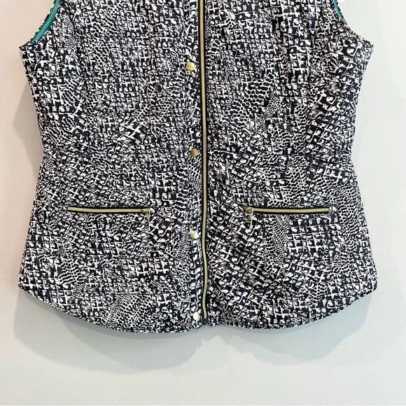 Patterned Puff Vest