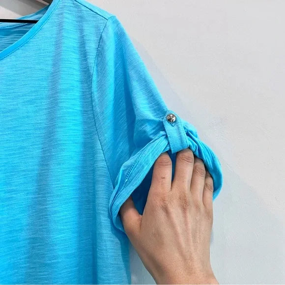 Rolled Cuff Sleeve Tee