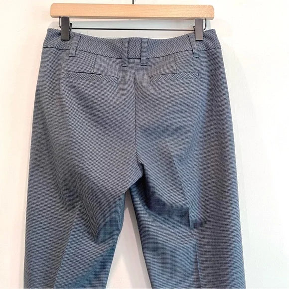 Houndstooth Cuff Hem Pants