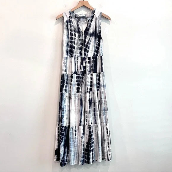 Tie Dye Tiered Maxi Dress