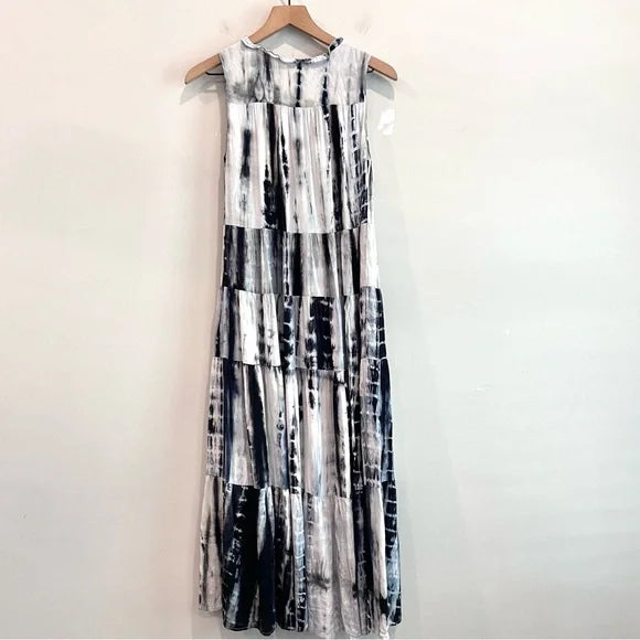 Tie Dye Tiered Maxi Dress