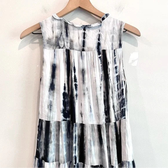 Tie Dye Tiered Maxi Dress