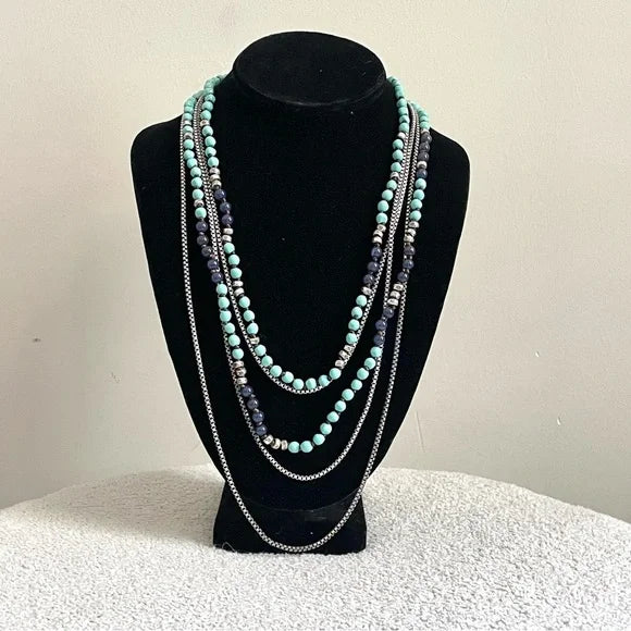 Multi Strand Beaded Necklace