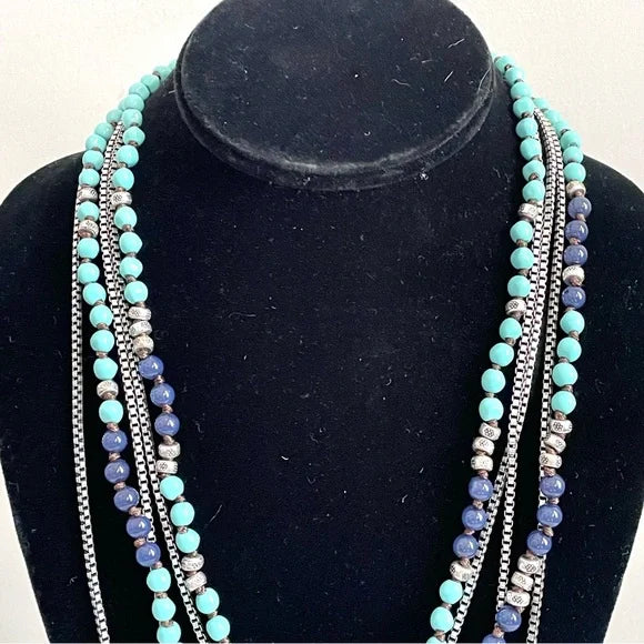 Multi Strand Beaded Necklace