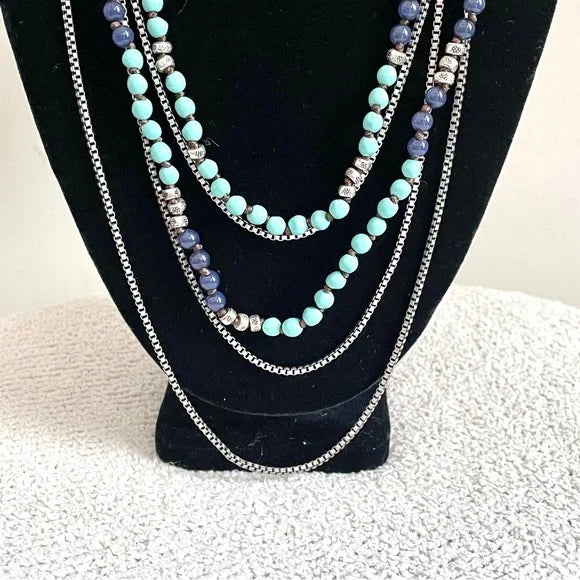 Multi Strand Beaded Necklace