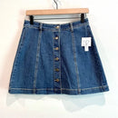 Button Down Jean Skirt-2